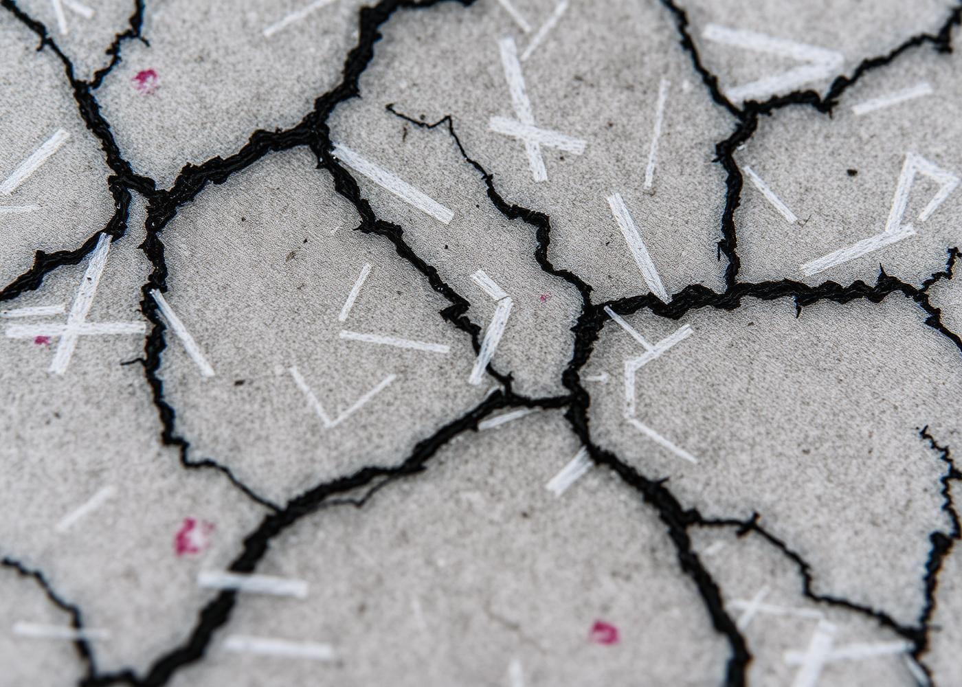 Surface cracked as it dried. I left it.